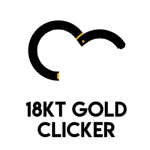 18kt Gold Clicker