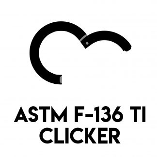 ASTM F-136 Clicker [pack of 5]