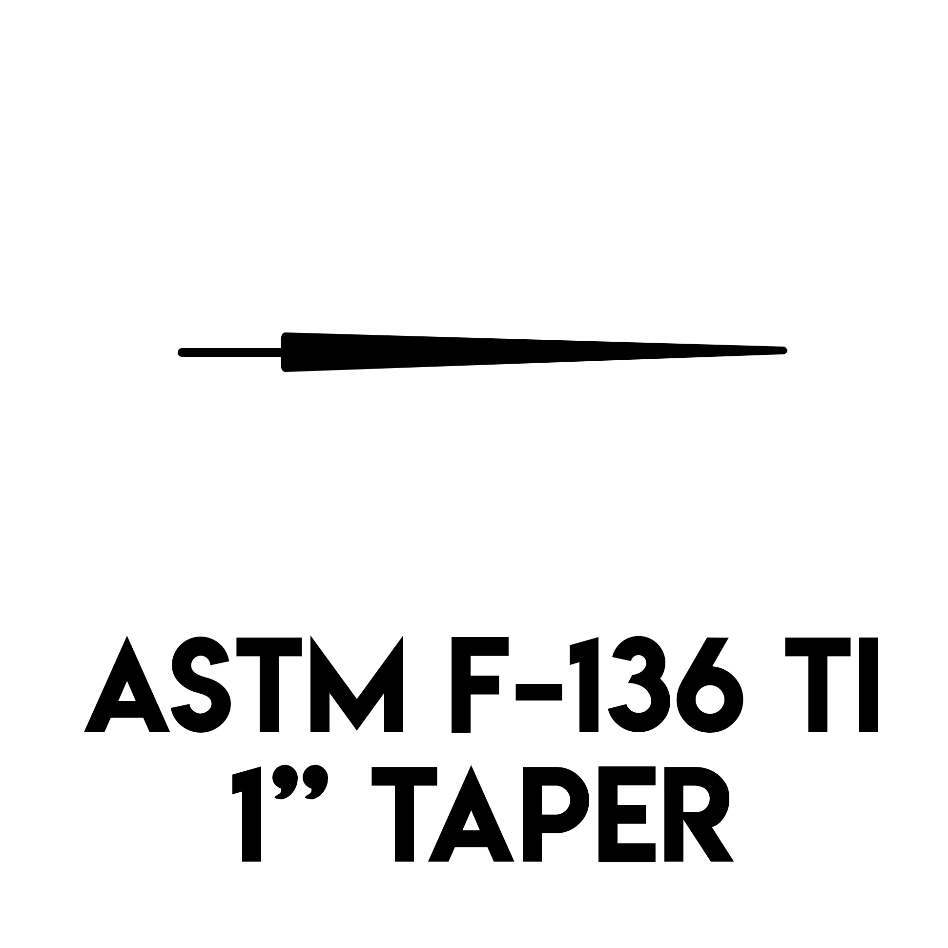 1" Threadless Taper [pack of 10] - Image 1