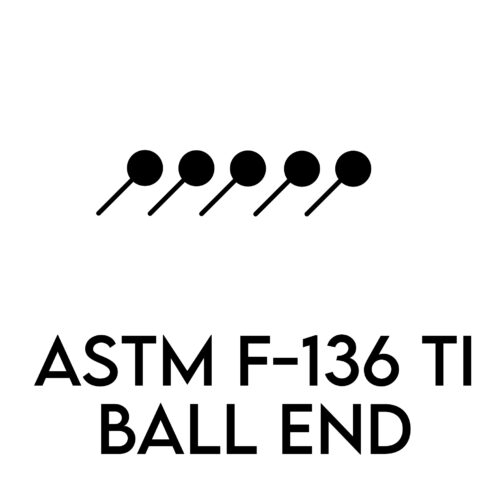 Titanium Threadless Ball [pack of 5]