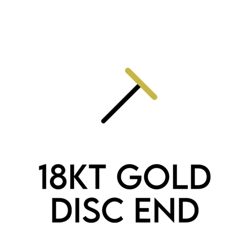 18kt Gold Disc